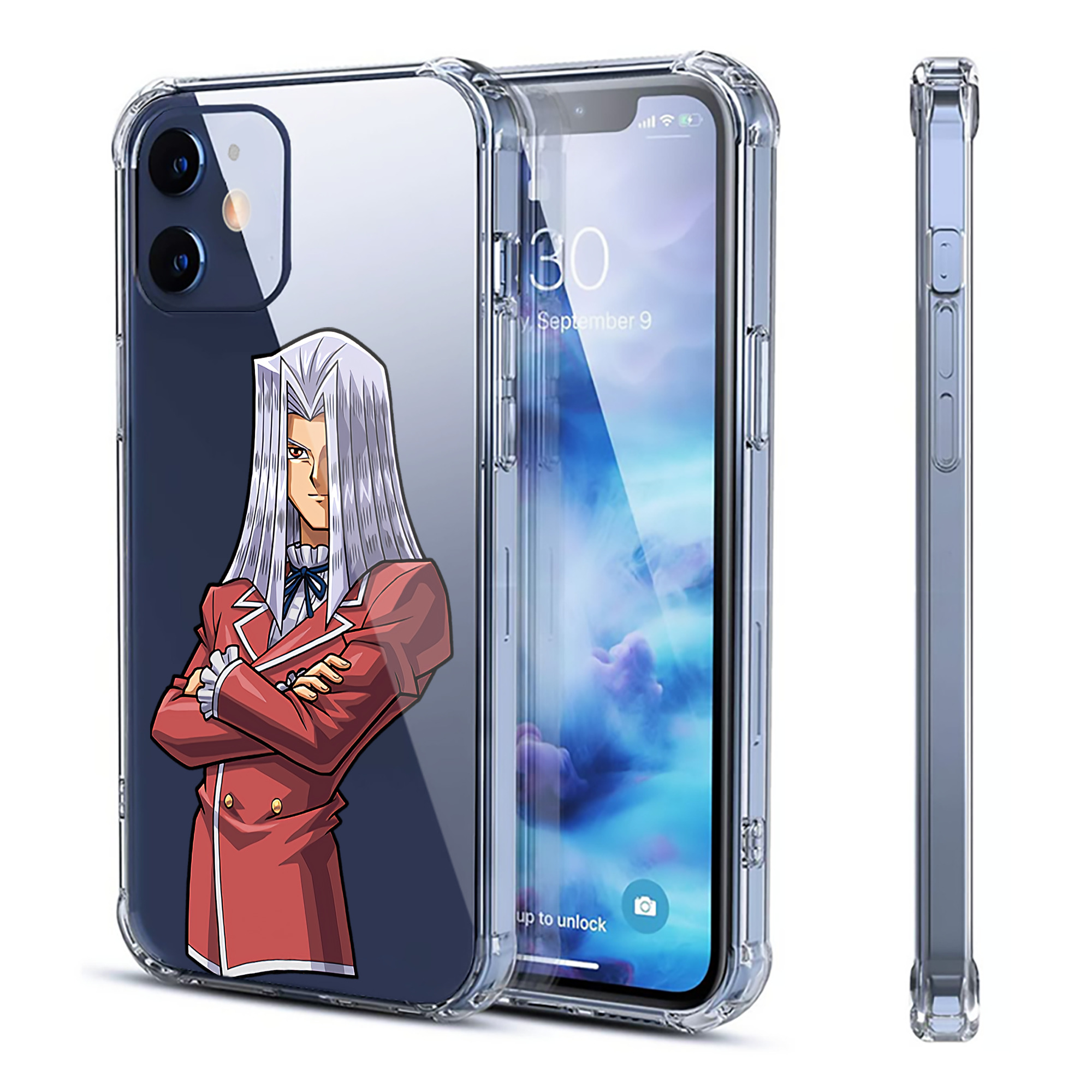 （画像用） 遊☆戯☆王 Yu-Gi-Oh! 【iPhone 12シリーズ対応】透明スマホケース（クリアソフトケース）